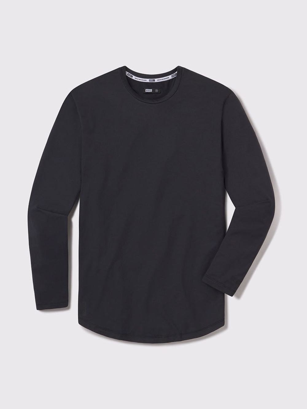 Barbell Apparel Men's Havok Long Sleeve workout Shirt - Black - Medium